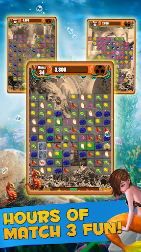 Match 3 Adventure - Mermaid Cove 1.0.11 screenshots 8
