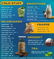 Sandburg Shakes menu 1