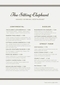 The Sitting Elephant By Hotel Ellbee Ganga View menu 4