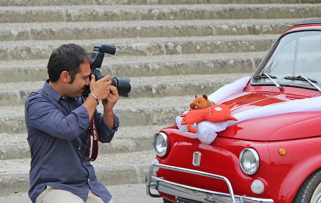 LA CINQUECENTO ROSSA DEGLI SPOSI di vincenzo55