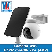 Camera Wifi 4.0Mp Ezviz Hb8 2K+ Kèm Tấm Pin Sạc Năng Lượng Mặt Trời - Hàng Chính Hãng