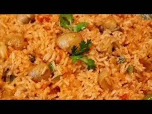 Schezwan Mushroom Fried Rice