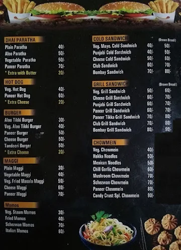 Candy Crust Bakery & Fast Food menu 