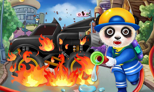 Panda Truck Driver: Rescue Fun