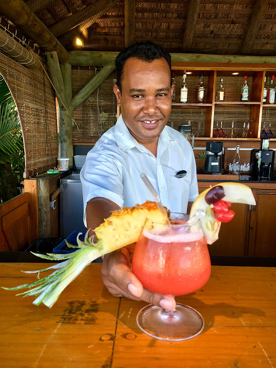 One&Only Le Saint Géran bar manager and rum expert Oliver Ramtohul presents his Dodo cocktail