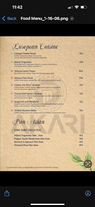 Akari menu 6