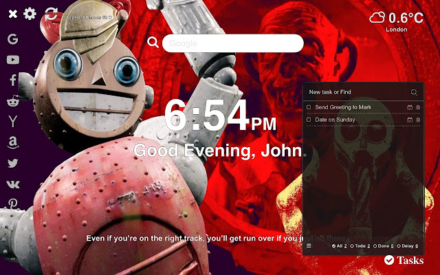 Atomic Heart Wallpaper Tab Theme