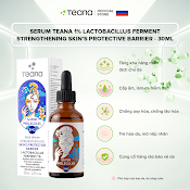 Serum Teana 1% Lactobacillus Ferment Strengthening Skin’s Protective Barrier Giảm Nếp Nhăn Và Chống Oxy Hóa - 30Ml