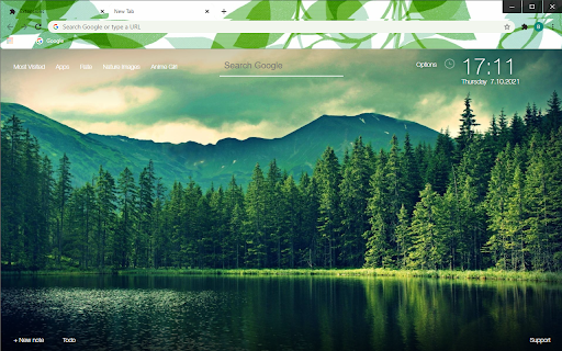 FreeAddon.com - Emerald Nature Theme