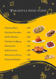 Mariyas Food Point menu 1