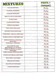 Mamaji Namkeen And Sweets menu 3