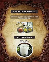 Purandare Snacks And Bhojnalay menu 1