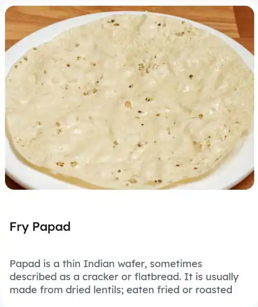 Fried Papad