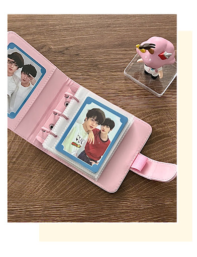 Title 3, A5 PU Card Binder Color Block Album. Stylishly ...