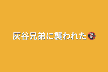 灰谷兄弟に襲われた🔞