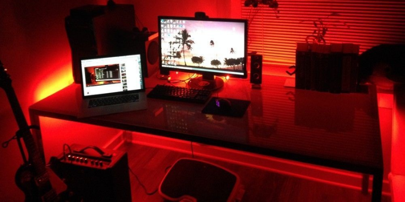 150 Gamer Room Setup with RGB lighting ideas