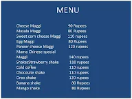 Mama Chinese Center menu 1