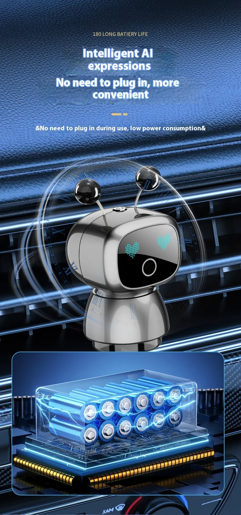 Title 17, Car Air Outlet Robot Aromatherapy Intelligent S...