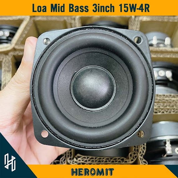 Loa Mid Bass Lg 15W 4R 78Mm Chất Lượng ( Bản Giới Hạn )
