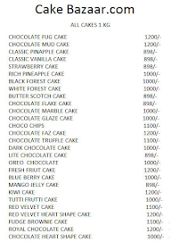 Yummy Cake House menu 1