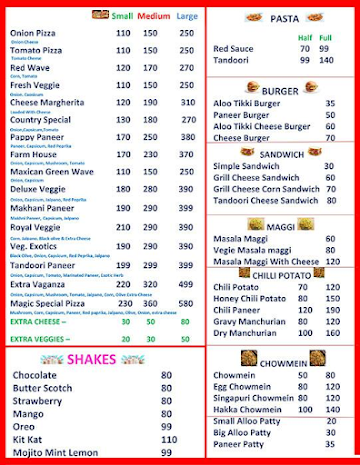 Shivansh Magic Pizza Point & Cafe menu 