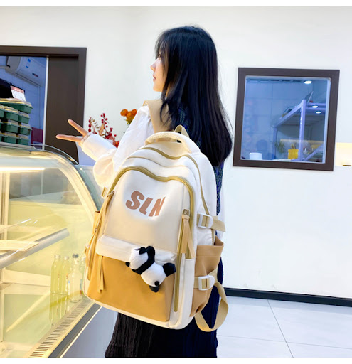 Title 22, Dirt-resistant Large Capacity Schoolbag Travel ...