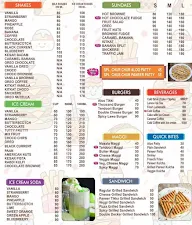 Gannu's Shakes & Snacks menu 1