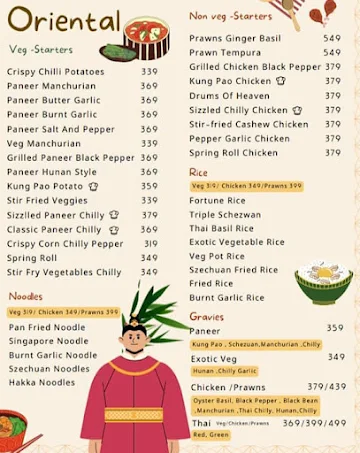 Shera 2.0 menu 