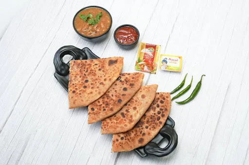 Stuffed Paratha With Curd
