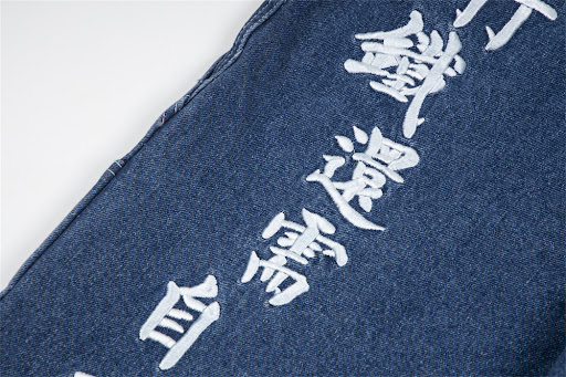 Title 19, Mens Fashion Embroidered Dragon Pattern Overal...