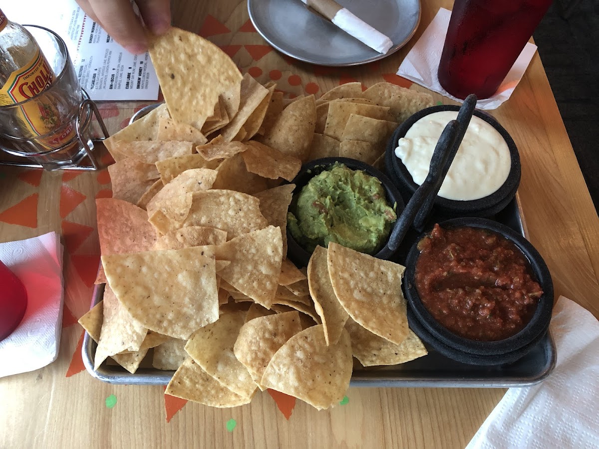 Chips with three dips
