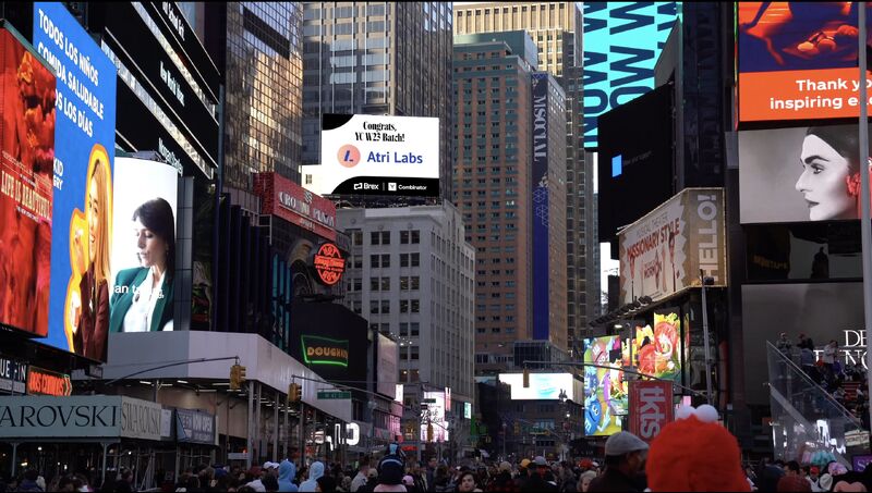 Atri Labs in Times Square!