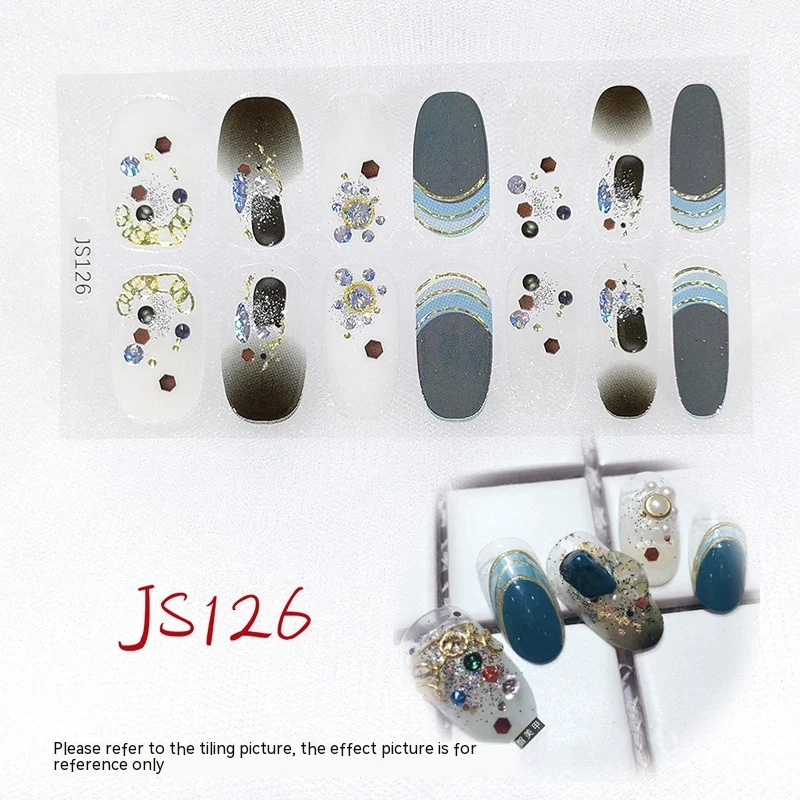 Película de óleo de unha cristal 3D, adesivo de vidro cristal. Unhas deslumbrantes, com efeito 3D, fáceis de aplicar e com durabilidade.