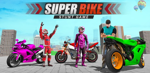 Superhero Bike Stunt Racing 3D