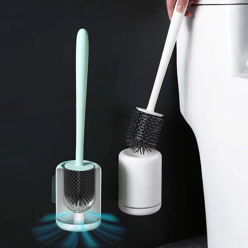 Title 8, Ensemble brosse WC nordique en silicone, sans e...