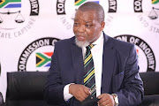 ANC national chairperson Gwede Mantashe at the state capture inquiry on Wednesday.   