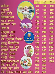 Sethi Fruit Juice & Ice Cream menu 3