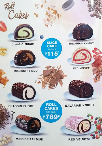 Baskin Robbins menu 