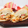 Thumbnail For Buffalo Wing Garlic Toasted Hoagies On A Plate.