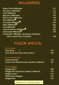 Fusion Cafe menu 1