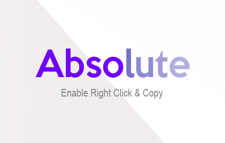 Absolute Enable Right Click & Copy Preview image 0