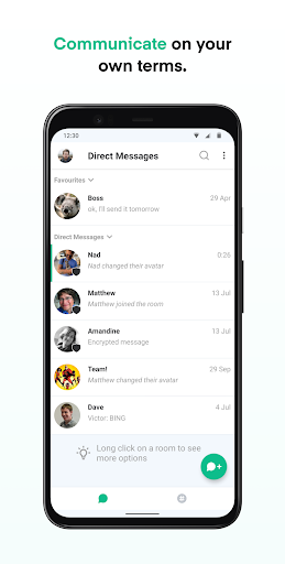 Screenshot Element - Secure Messenger