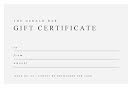 The Gerald Bar - Gift Certificate item