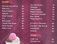 Scoop Villa menu 2