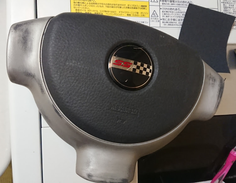 アルトのDIY・ヤフオクで落札・傷補修・純正流用・ウッドステアリングに関するカスタム事例の投稿画像2枚目