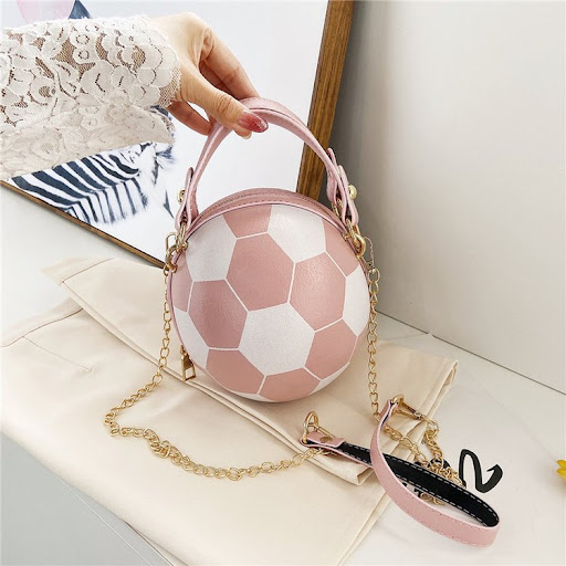 Pink soccer