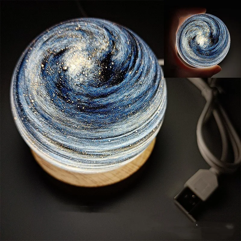 Lampe de chevet créative Planet Dream, projecteur d'étoiles et de galaxies, idéal pour créer une ambiance relaxante et féérique pour tous.