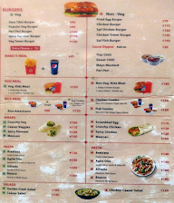 The Hangout V R Mall menu 1