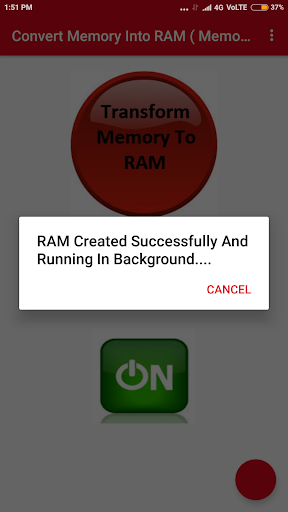 Convert Memory to RAM