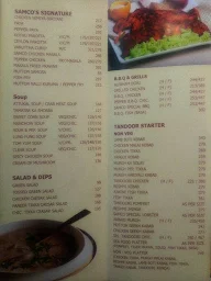 Samco menu 3